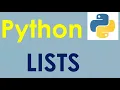 Python Basics 4 List Operations append extend sort remove delete slicing in python