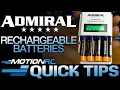 Admiral Rechargeable Batteries Quick Tip Motion RC