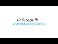 How to use the Structured Data Testing Tool