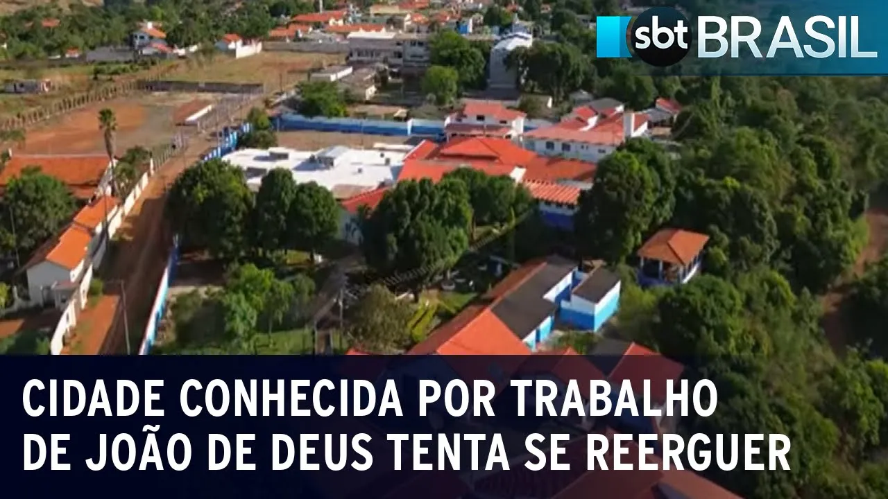 Cidade que ficou conhecida por trabalho de João de Deus, tenta se reerguer | SBT Brasil (05/12/23)