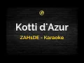 ZAH1DE - Kotti d'Azur - Instrumental Lyrics