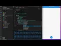 Floating Action Button Location in Flutter using VS Code