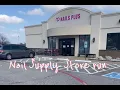 BEST NAIL SUPPLY STORE IN DALLAS NAIL STORE REVIEW MINI NAIL SUPPLY HAUL