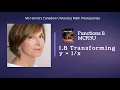 Functions 1 8 Nelson Transforming y