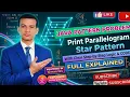 Print Parallelogram Star Pattern Problem in Java Full Explained