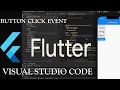 Button Click Event In Flutter Visual Studio Code Flutter Tutorial Part 5