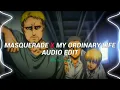 masquerade x my ordinary life - siouxxie \u0026 the living tombstone / [mashup - edit audio]
