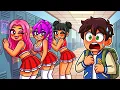KPOP CHEERLEADERS have a CRUSH on MAWIE Roblox Snapchat