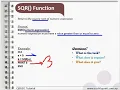 SQR Function QBASIC