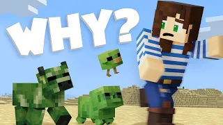 I Made EVERY Mob a BABY ZOMBIE in Minecraft!