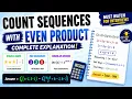 LeetCode 4002 Weekly Contest 512 Q3 Count Valid Sequences Math Stars and Bars