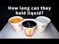 Download Lagu How long can a McDonald's paper cup hold liquid? - 4K Time Lapse