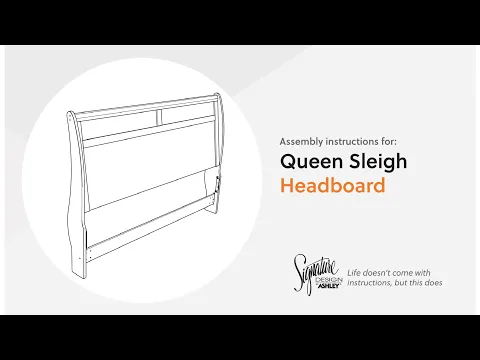 Willowton - Whitewash - Queen Sleigh Headboard