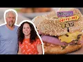 Guy Fieri Stephanie Izard Eat the Korean Mama Bagel Diners Drive-Ins and Dives Food Network