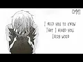 Nightcore → In Case You Don't Live Forever ♪ (Ben Platt) LYRICS ✔︎
