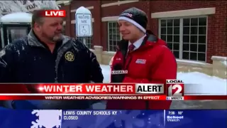 Josh Knight heads south in Kentucky where snow hit hardest