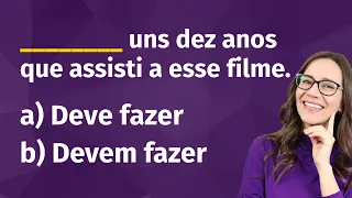 ❌ TESTE de PORTUGUÊS para Concursos | Concordância Verbal ✅