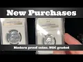 New Purchases - modern 1957-1964 proof coins NGC graded PF 67-69