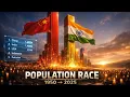 World Population Ranked by Country 1950 2025 Bar Chart Race