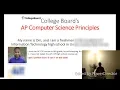 How to get a 5 in AP Computer Science Principles - Part 5 of 6 CREATE TASK