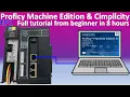 Proficy Machine Edition Proficy Cimplicity HMI SCADA full tutorial from beginner in 8 hours EP1