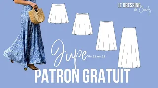 PATRON GRATUIT JUPE FACILE TUTO COUTURE LE DRESSING DE CINDY