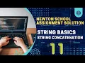 Newton school String concatenation String interview questions in java Java top String question