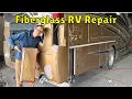 FIBERGLASS RV Corner Repair Start to Finish