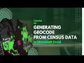From Census Data to Demographic Maps Excel Geocoding Tutorial