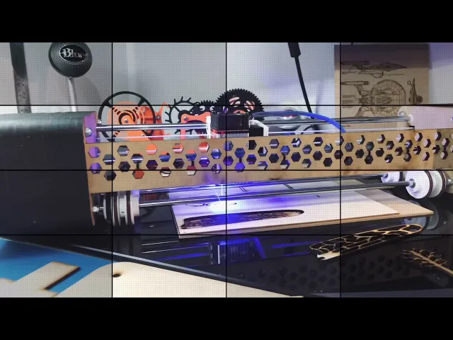 3D-Printed and Plywood Laser Engraving Machine: Precision Meets DIY video thumbnail