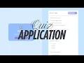 A Simple Quiz Application Using HTML CSS and JavaScript Task 4 Technohacksedutech