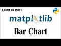 Matplotlib Tutorial Create and customize a Bar Chart
