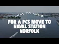 PCS Move to Naval Station Norfolk