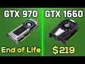 GTX 970 in 2019 Games VS GTX 1660 RTX 2060 GTX 1060 RX 580