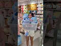 Buying only blue products at Miniso