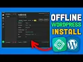 Install WordPress Locally Easiest Method