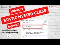 Java Nested Classes Explained Static Nested Class vs Inner Class Hands on Coding Red9SysTech