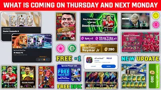 free epic u0026 free coins campaign what is coming on tomorrow u0026 next monday in efootball 2026