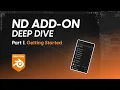 Blender ND Add-on Deep Dive Part 1 Getting Started