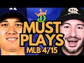 MLB DFS Wednesday DraftKings MLB MUST PLAYS MLB DFS Picks Bets