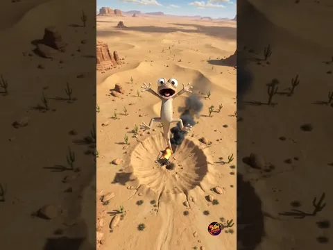 Ziggy Went FLYING! 😱🦎💥#AnimationShorts #CartoonShorts #FunnyCartoons #3DCartoon #ComedyShorts