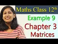Example 9 - Matrices