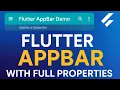 What is AppBar in Flutter Explained with Full Properties Complete Guide for Beginners
