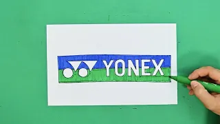 How to draw Yonex Logo