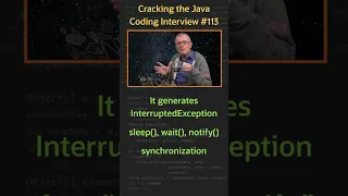 What does Thread interrupt do - Cracking the Java Coding Interview