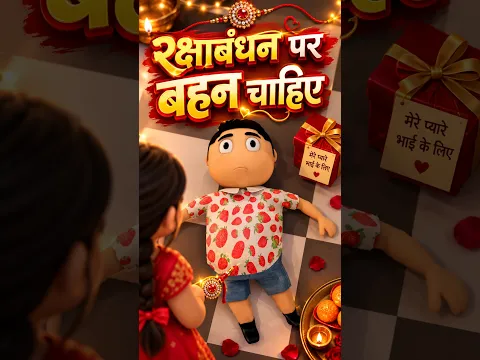 Raksha Bandhan Par Bahen Chahiye | Bunty |  #comedyshorts #rakshabandhan2026 #shorts  #animation