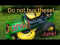 Worst Lawn Mowers Ever DO NOT BUY THIS JUNK