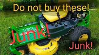 Worst Lawn Mowers Ever DO NOT BUY THIS JUNK
