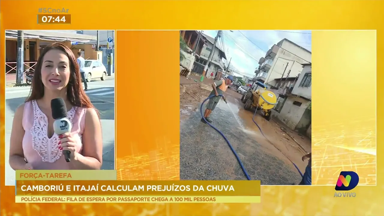 Camboriú e Itajaí calculam prejuízos causados pela chuva