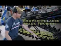 Tech Tip Proper Track Tension